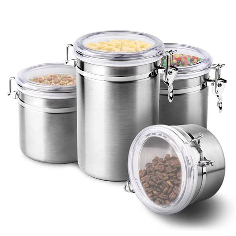 stainless steel glass top storage box|Stainless Steel : Food Storage Containers .